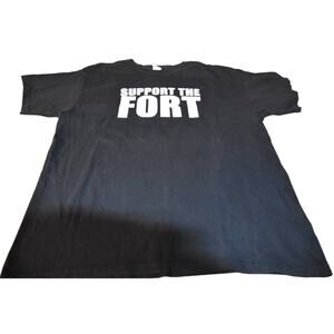 Fort George Brewery S/S Graphic Tee, Support The Fort, Men's Large, GU, Unisex